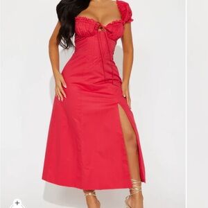 Fashion Nova Scarlet Midi Dress